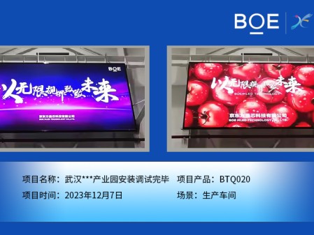 通遼武漢**產(chǎn)業(yè)園生產(chǎn)車間BTQ020安裝調(diào)試完畢